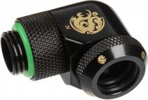 Adapter këndor për ftohje me ujë BitsPower BP MBE90RML, G1/4, për tuba 12mm, i argjendtë