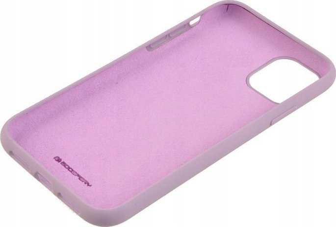 Mbulesë silikoni Mercury për iPhone 11, mat, vjollcë