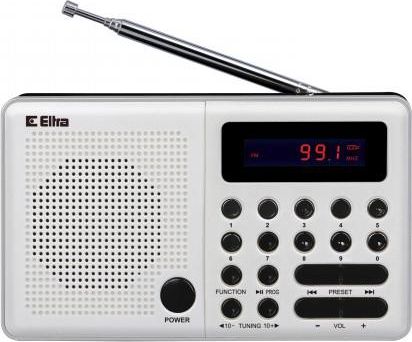 Radio Lenco Pliszka UBELTRPLISZKAB0 5907727028148, FM, USB, e bardhë