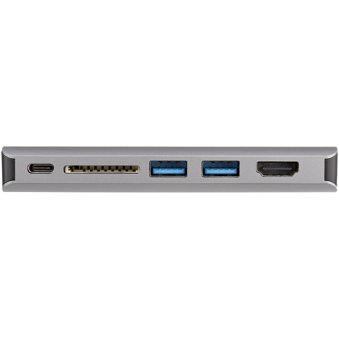 Përshtatës shumëportësh Startech, USB-C, HDMI/VGA, 100W, i hirtë