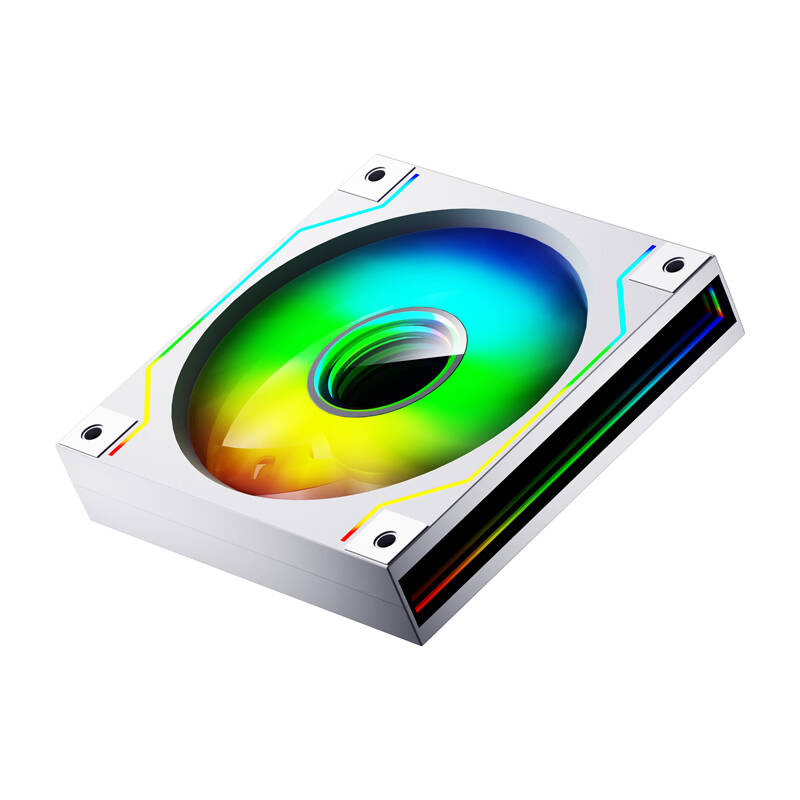 Ventilator kaste Darkflash DM20, 120mm, ARGB, i bardhë 3