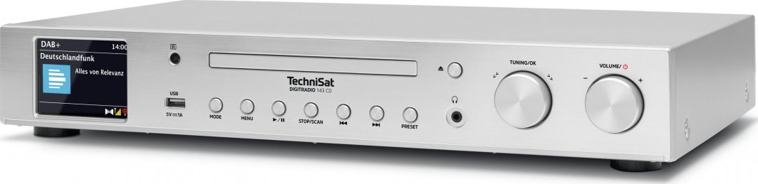 Radio TechniSat DigitRadio 143 CD, e argjendtë