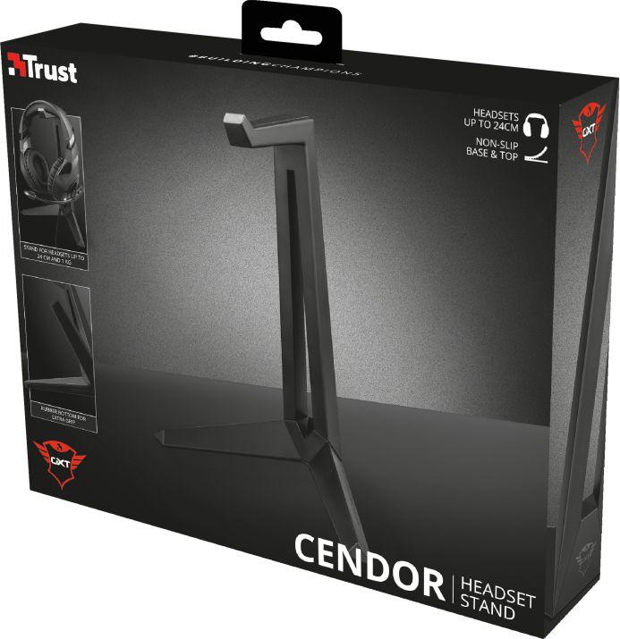 Mbajtëse kufjesh Trust GXT260 Cendor (22973), e zezë