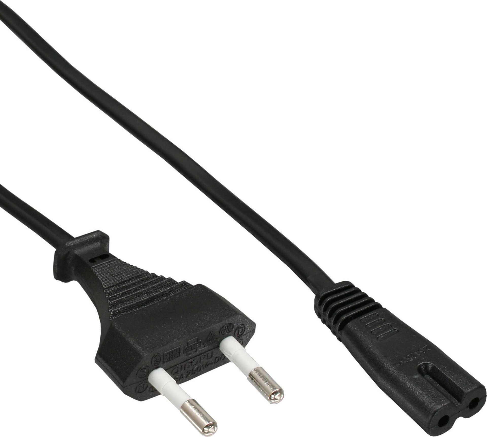 Kabllo rryme InLine, prizë në Euro 8 C7, 1m, set 70 copë, e zezë