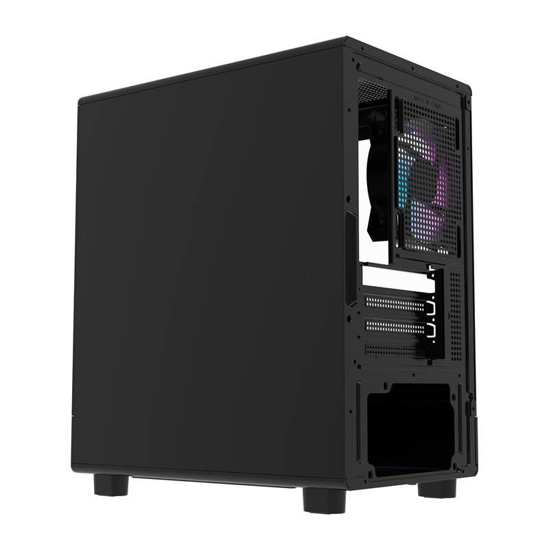 Kase kompjuteri Darkflash DB330M, 3 ventilatorë, xham anësor, e zezë