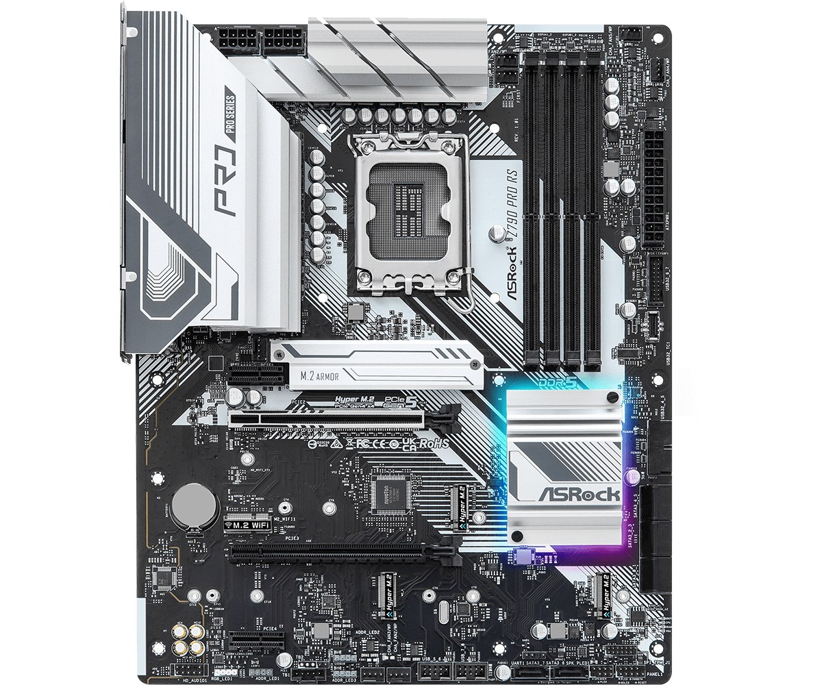 Pllakë amë Asrock Z790 Pro RS Intel Z790 LGA 1700 ATX