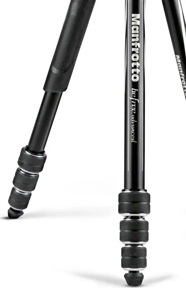 Tripod Manfrotto Befree Advanced Live Twist, alumin, për video, i zi