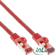 Kabllo rrjeti InLine Patchcord Cat.6 S/FTP, 1m, e kuqe