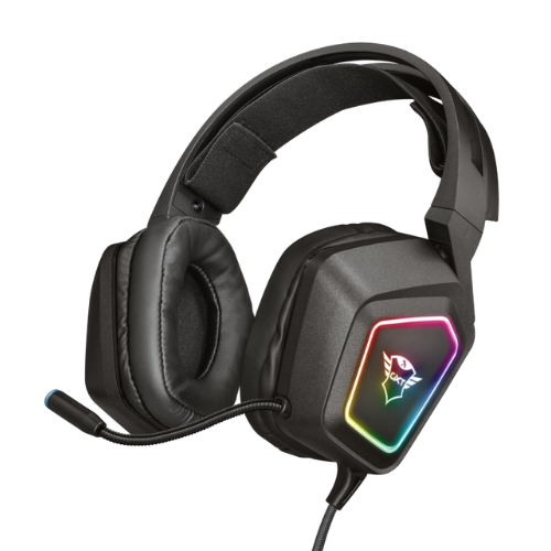 Kufje Gaming Trust GXT 450 Blizz 7.1, RGB, USB, të zeza