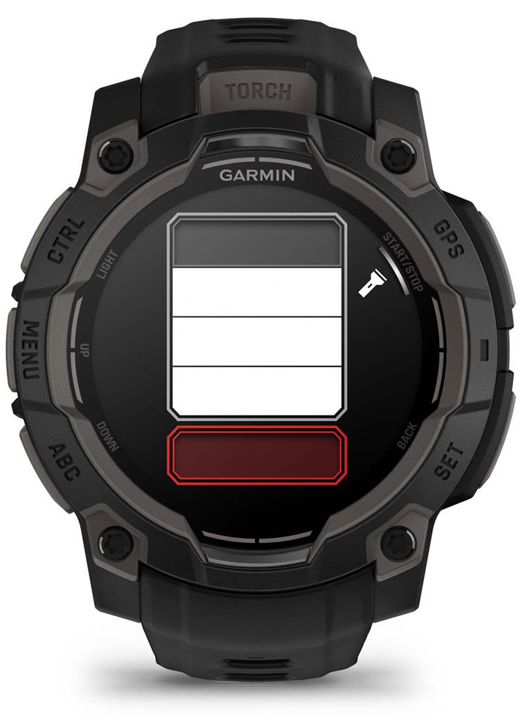 Orë Garmin Instinct 3 AMOLED, 45 mm, e zezë