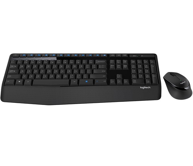 Set tastierë dhe maus Logitech MK345, 2.4 GHz, i zi