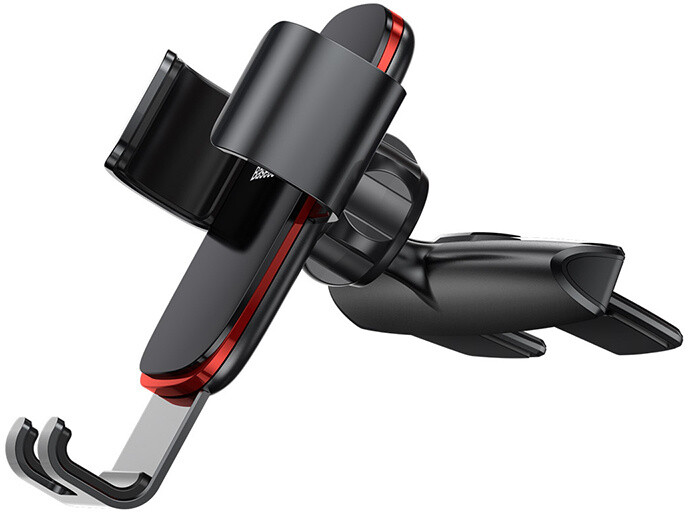 Mbajtëse celulari Baseus Metal Age Gravity (që bashkangjitet në lexuesin e CD-ve të makinës), e zezë