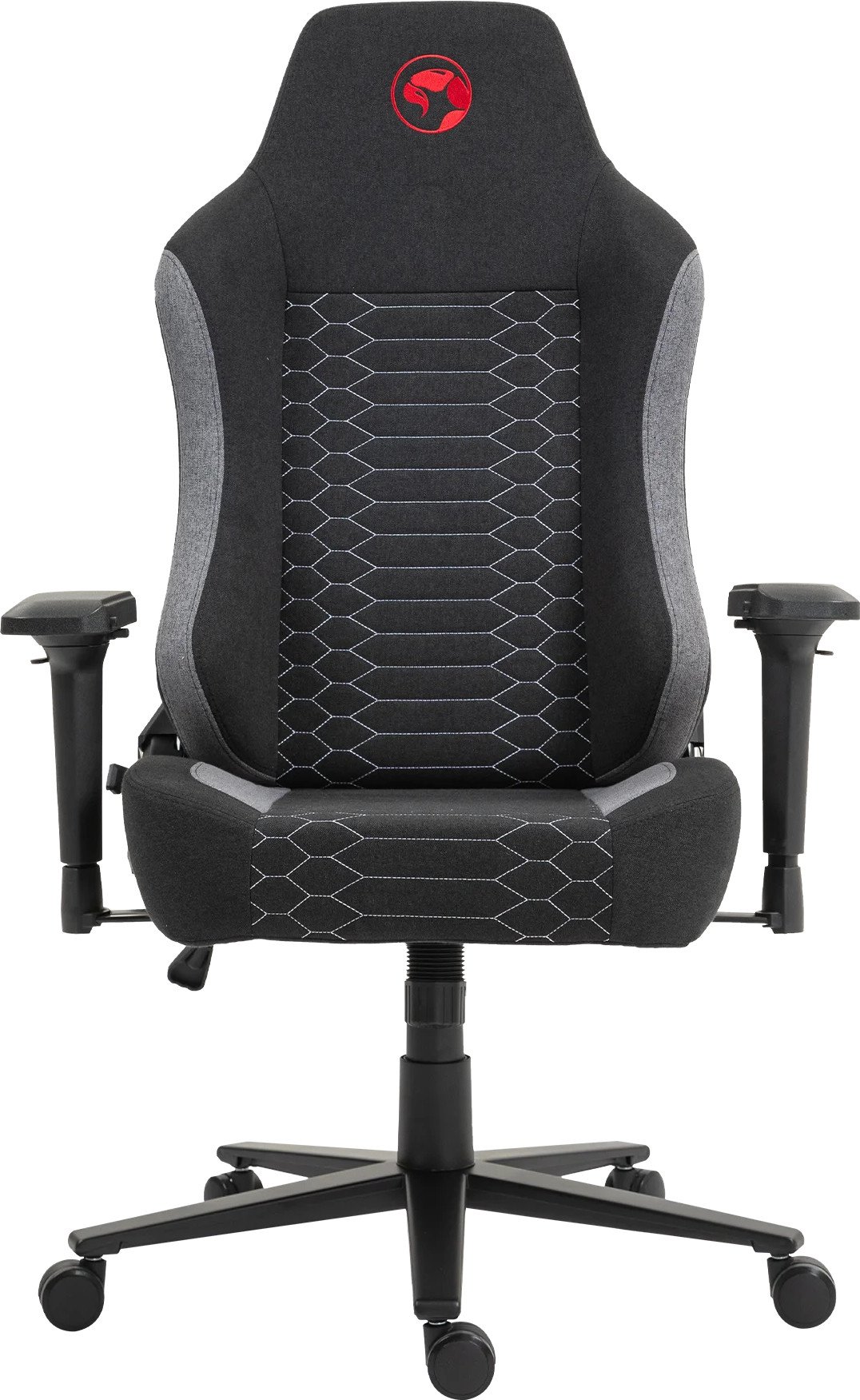 Karrige gaming Marvo KAHN GREY, mbështetëse 4D, deri 150kg, e zezë gri