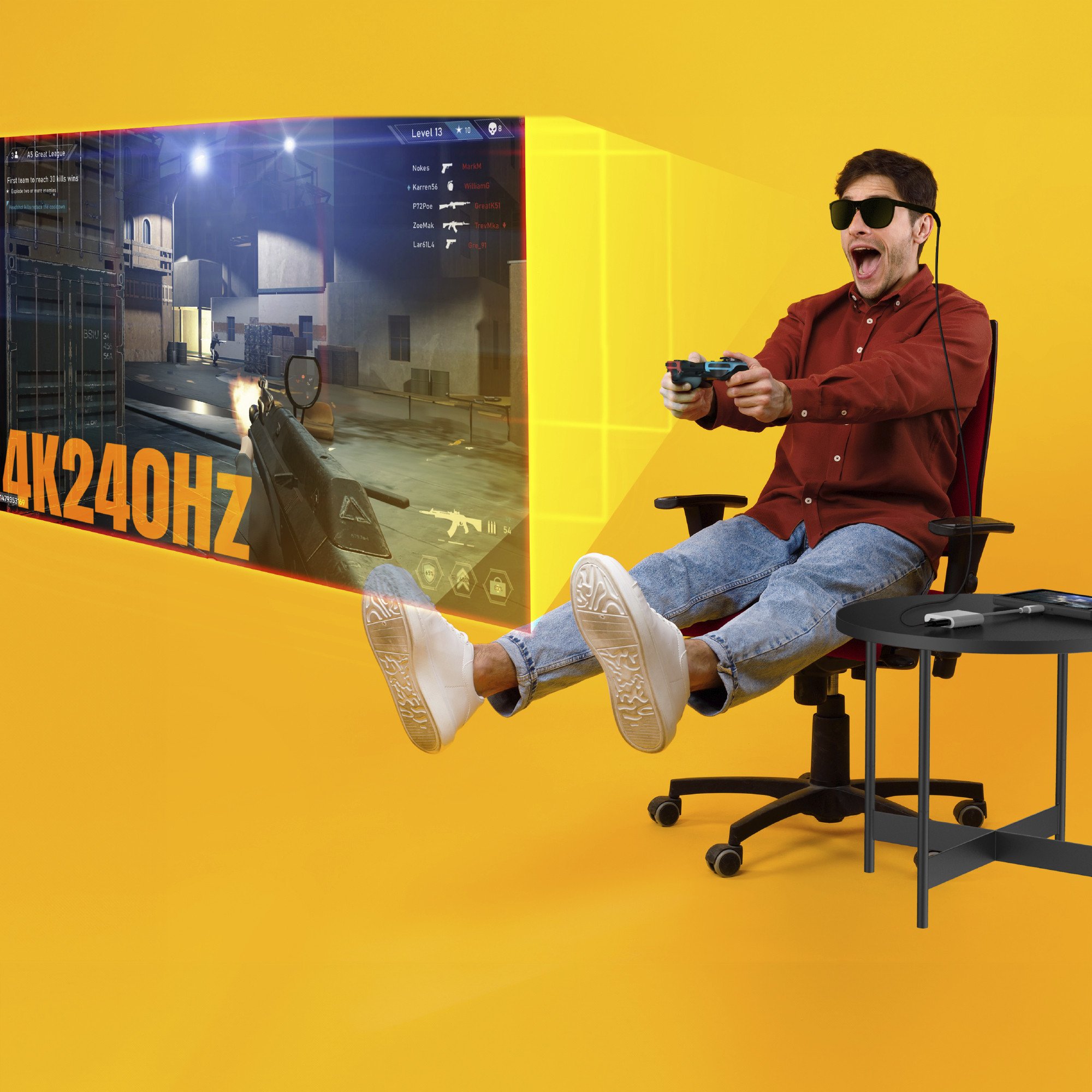 Adapter USB C J5create JCA365, Dual USB C, 4K, Power Delivery 100W