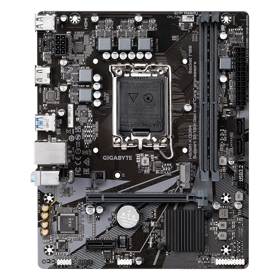 Pllakë amë GIGABYTE H610M K DDR4