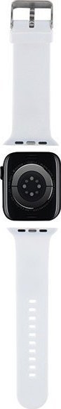 Rrip ore Karl Lagerfeld NFT Choupette, për Apple Watch 38/40/41mm, gomë, i bardhë