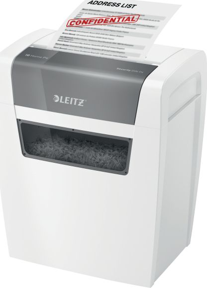 Makinë shkatërruese dokumentesh Leitz Home P-4, 6 fleta, kosh 15L, e bardhë