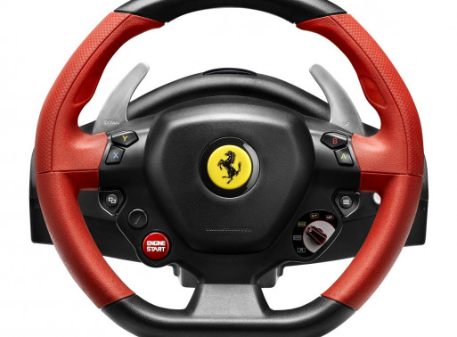 [OUTLET] Set timon dhe pedale Volant Thrustmaster Ferrari 458 Spider për Xbox				