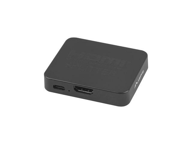 Ndarës videos HDMI Lanberg, 2x HDMI, 4K, me USB C, i zi