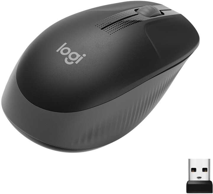 Logitech M190, Глушец црн