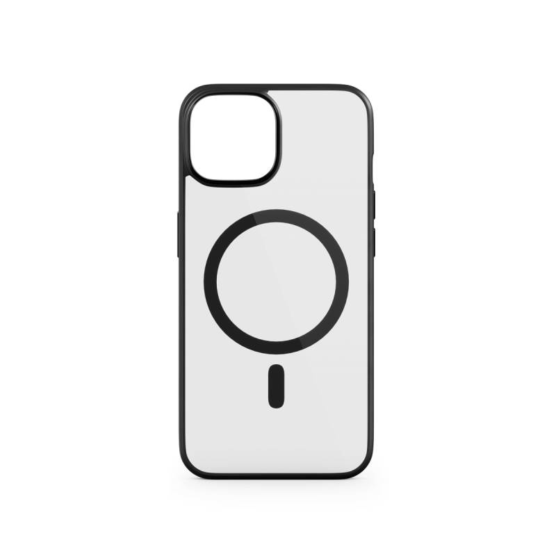 Mbulesë telefoni Epico Mag+ Hero për iPhone 15 Plus, MagSafe, transparent e zezë