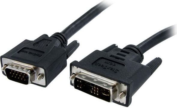 Kabllo StarTech DVI A - D Sub DVIVGAMM1M, 1m, e zezë