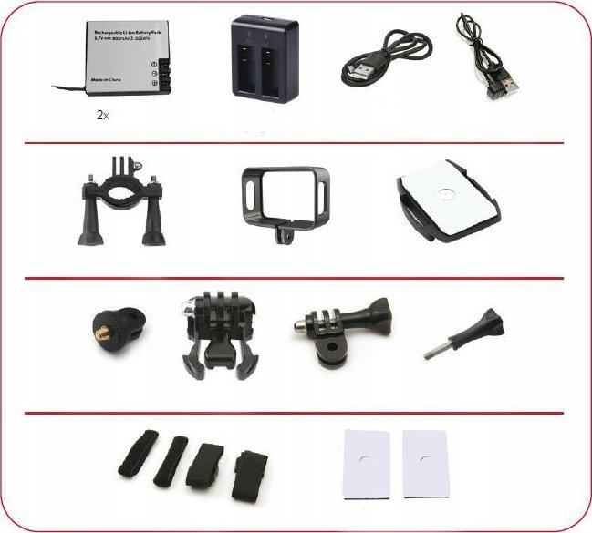 Kamerë aksioni Agfa Photo Realimove AC9500, 4K, rezistente ndaj ujit, e zezë