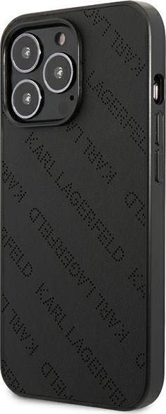 Mbulesë telefoni Karl Lagerfeld KLHCP13LPTLK, për iPhone 13 Pro 6.1", hardcase, e zezë
