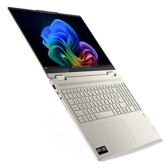 Laptop 2 në 1 Lenovo Yoga 7 16AGP11, 16", AMD Ryzen AI 7 350, 32GB RAM, 1TB SSD, Integrated AMD Radeon 840M Graphics, i argjendtë