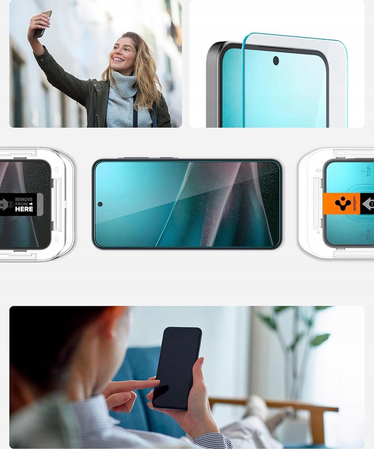 Mbrojtës ekrani Spigen Glass TR EZ Fit, 2 copë, për Samsung Galaxy A36 5G, transparent