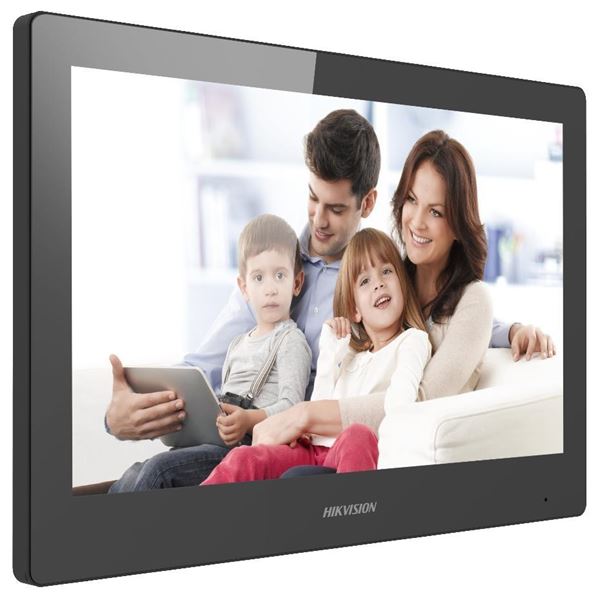 Video interfon Hikvision DSKH8520WTE1 EU, montim në mur, ekran me prekje, i bardhë