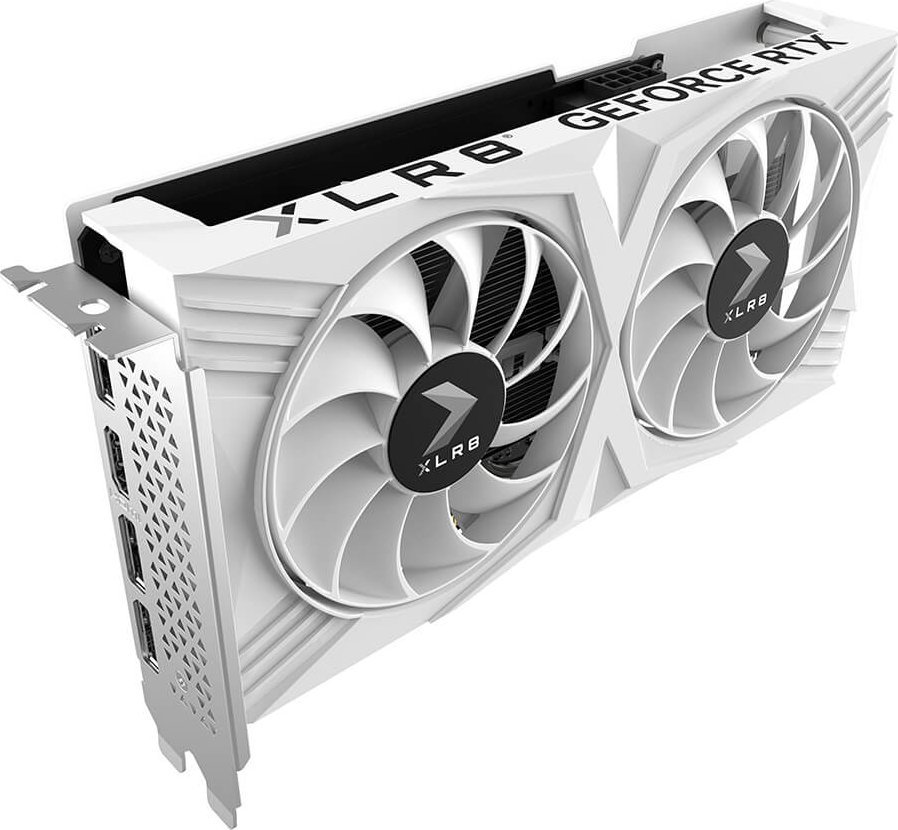 Kartelë grafike PNY GeForce RTX 4060 XLR8 Verto DF OC White Edition 8GB GDDR6