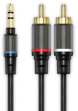 Kabllo audio IK Multimedia RCA, 59", dalje stereo, e zezë