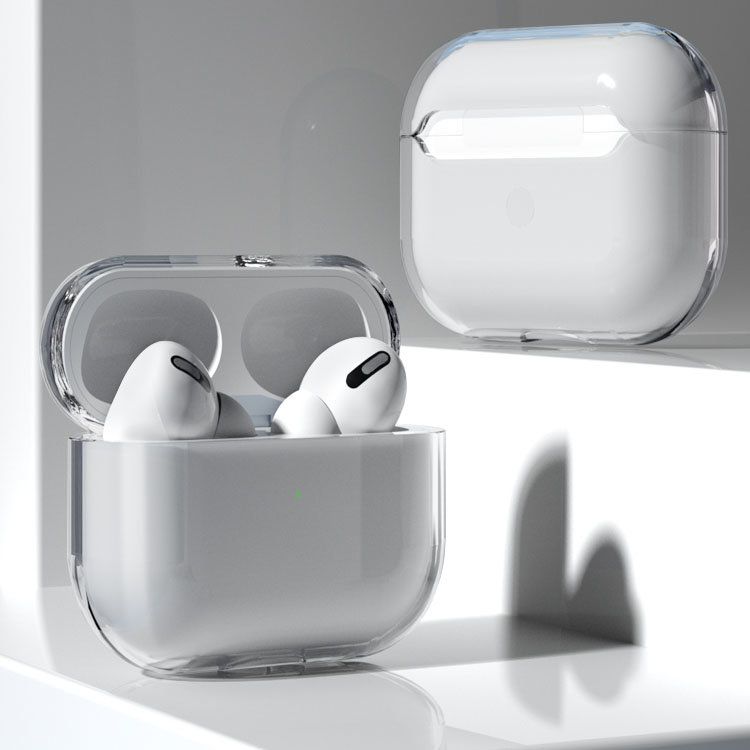 Mbulesë mbrojtëse Hurtel Case A për AirPods 1/2, polikarbonat, transparente