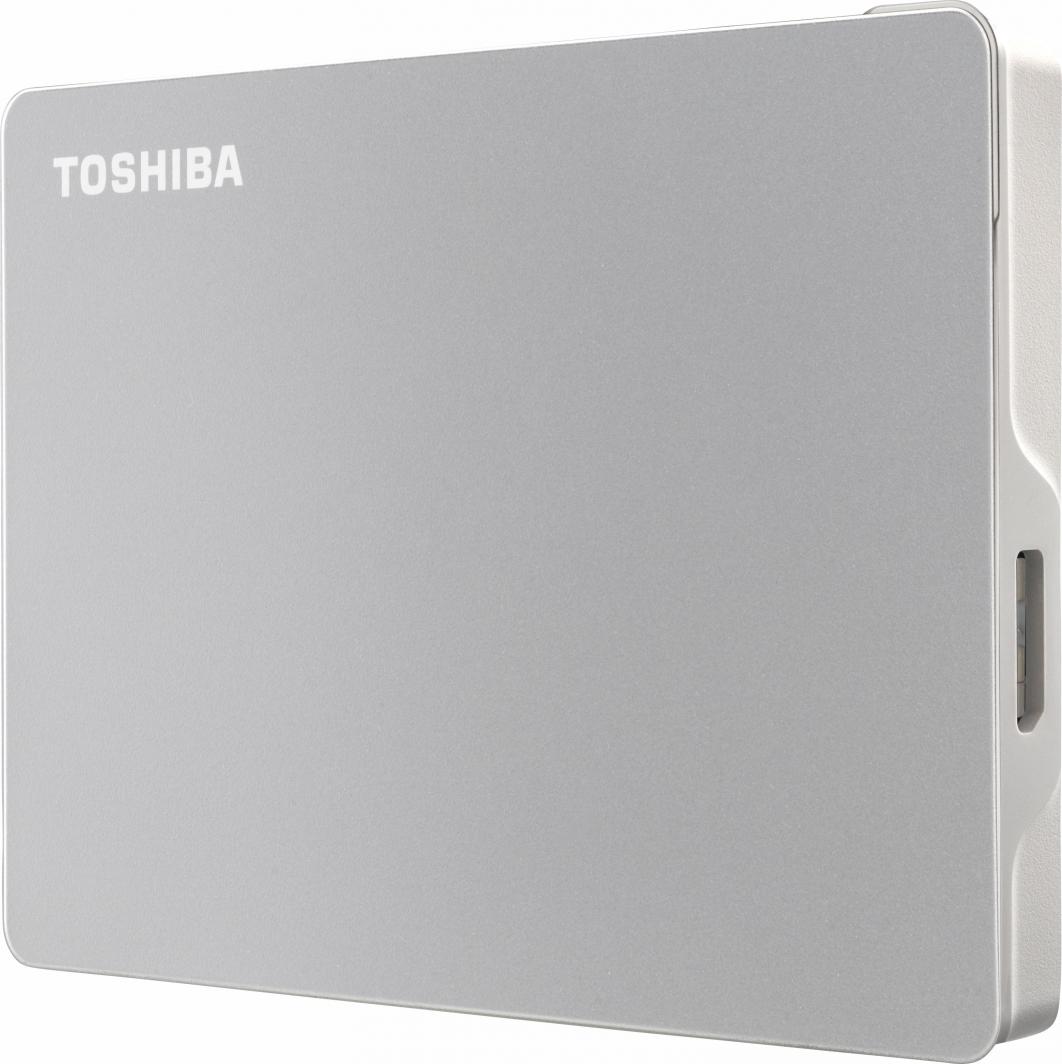 Disk i jashtëm HDD Toshiba Canvio Flex (HDTX140ESCCA), 4TB, i argjendtë