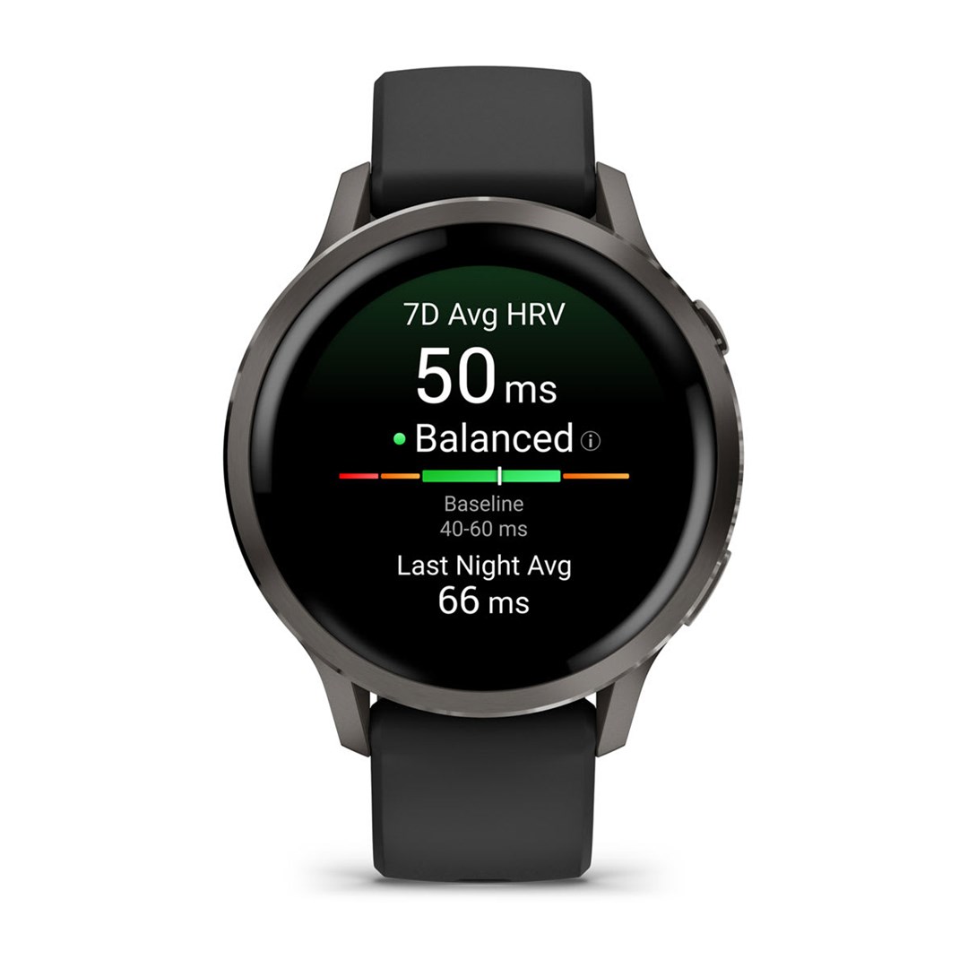 Ora inteligjente Garmin Venu 4, 41mm, rrip silikoni, e zezë