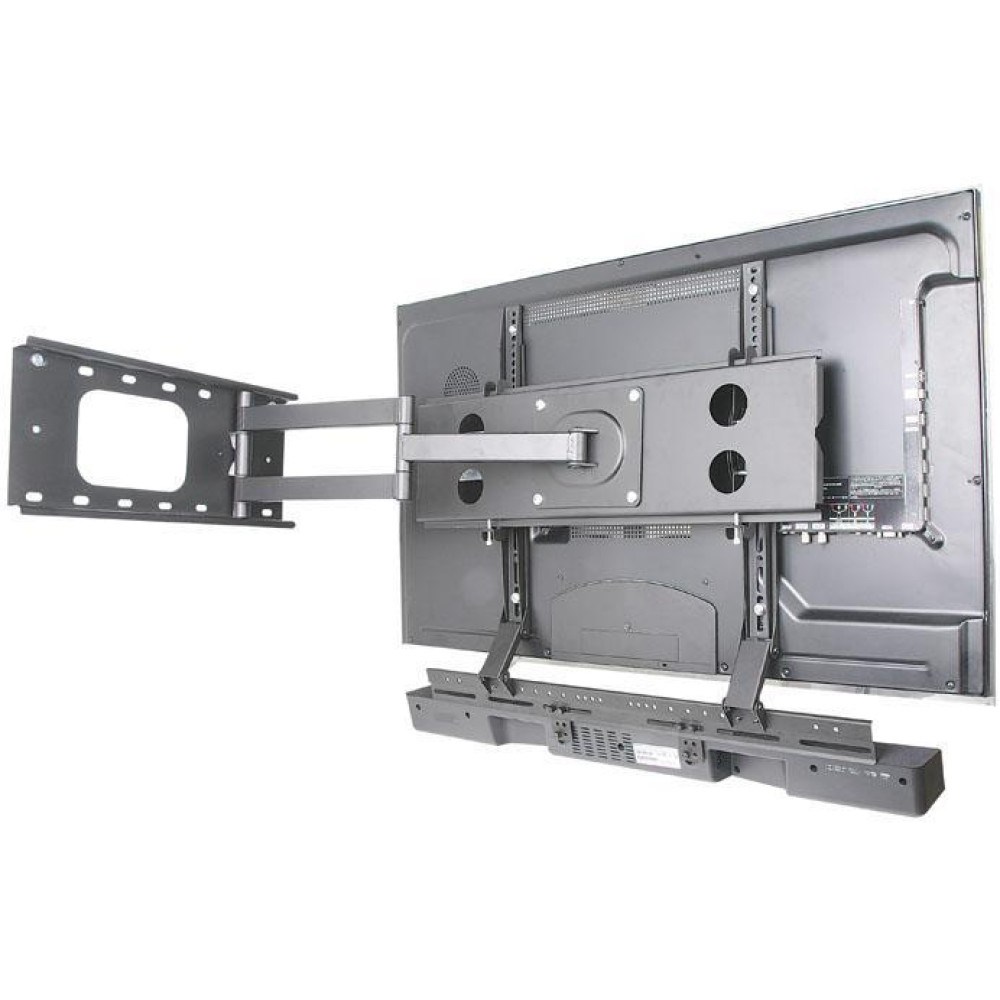 Mbajtëse për soundbar Techly, VESA 600x400, 10kg, e zezë