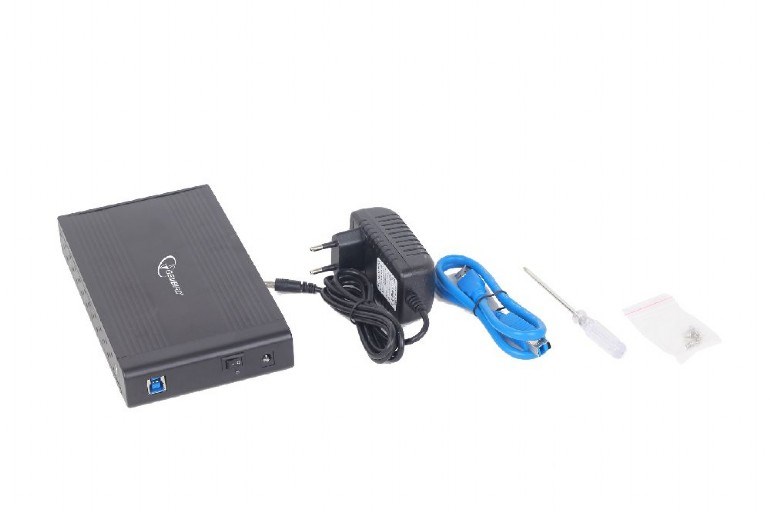 Kuti e jashtme për HDD Gembird EE3-U3S-3, 3.5", USB 3.0, e zezë
