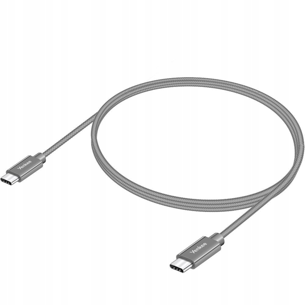 Kабел USB C YENKEE YCU C102 SR, USB C во USB C, 2m, црн