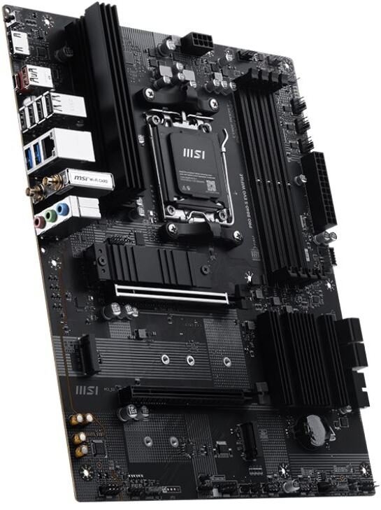Pllakë amë MSI PRO B840-S EVO WIFI6E, Socket AM5, DDR5, e zezë 2