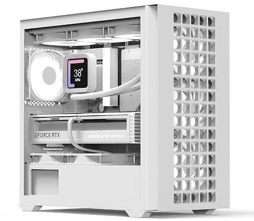Kasa PC ACCS 302A Mini Tower, Micro ATX Mini ITX, ARGB, e bardhë
