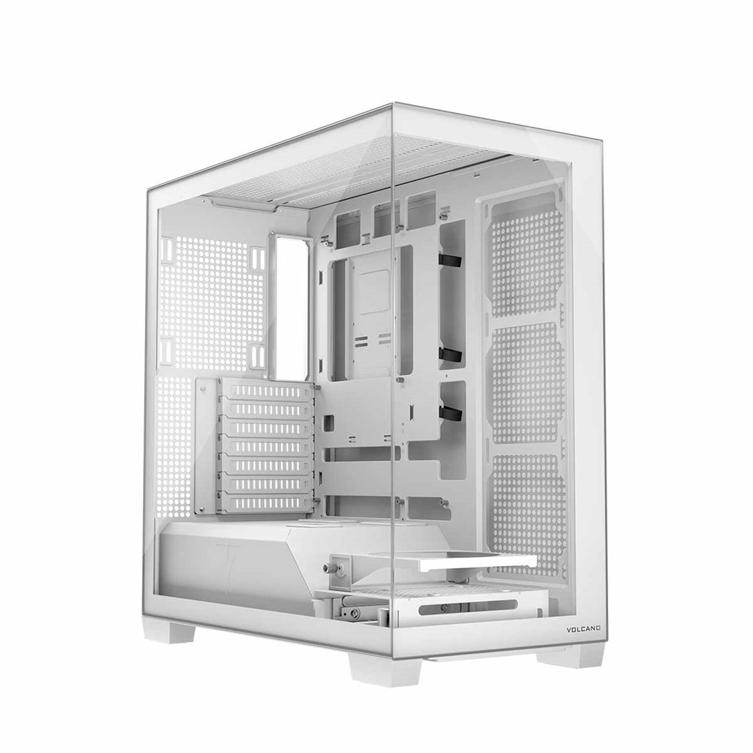 Kuti kompjuteri Modecom Stellar NF ARGB 20, ATX, pa ventilatorë, e bardhë