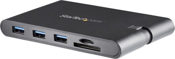 Adaptues multiport USB C StarTech.com, HDMI 4K VGA 1080p, 3x USB 3.0, PD 100W, gri