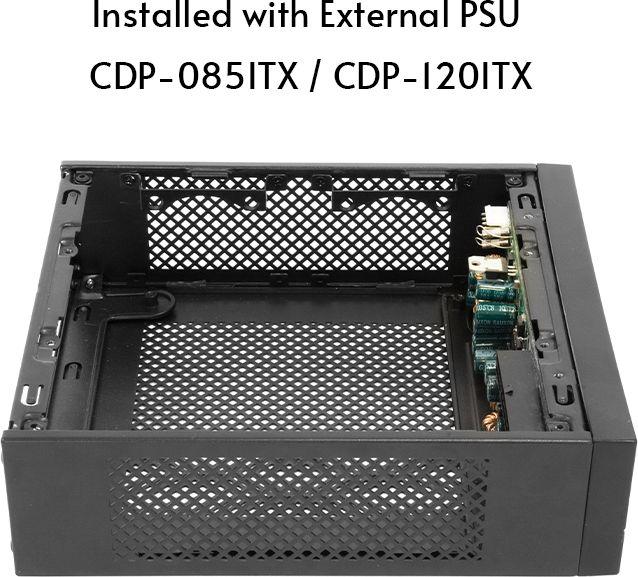 Куќиште за компјутер Chieftec IX-01B-90W, HTPC