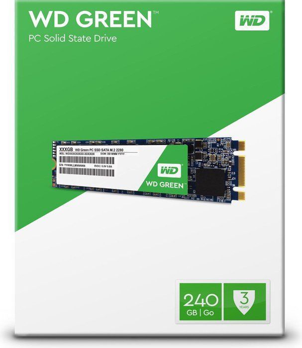 Disk SSD WD Green, 240GB, M.2 2280 SATA III