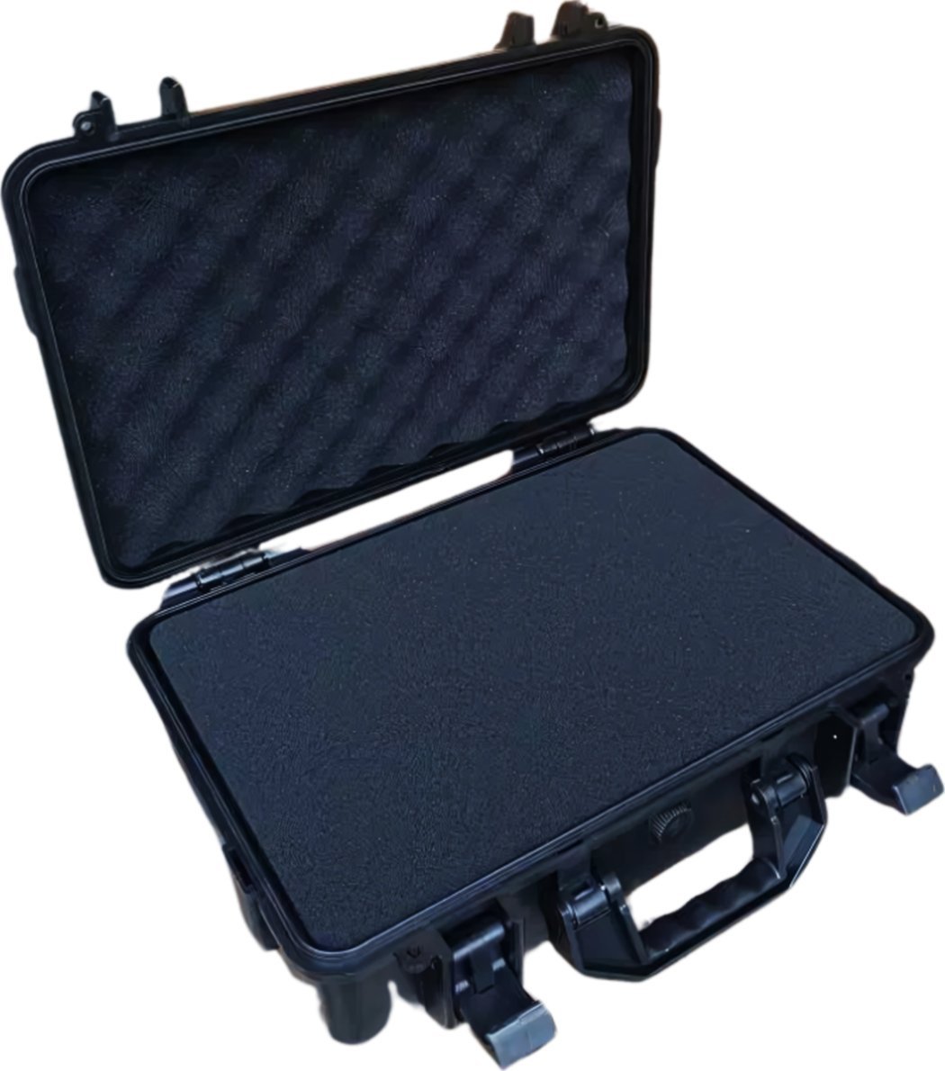 Valixhe mbrojtëse DNA CASE IP65, 38x29x11.8cm, e papërshkueshme nga uji, e zezë