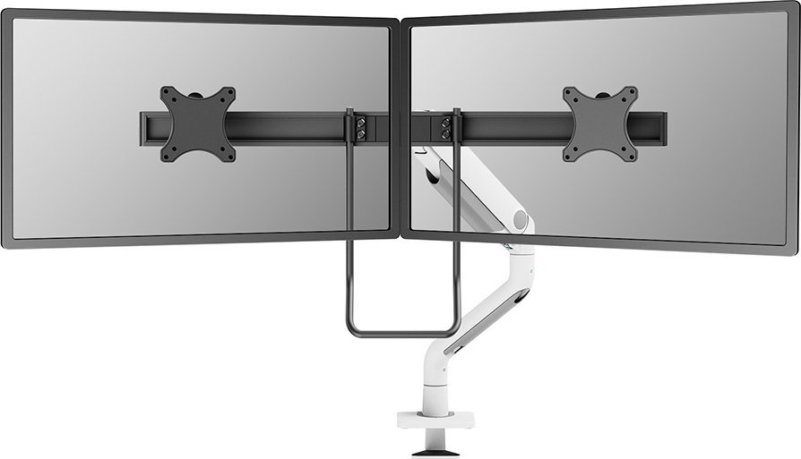 Mbajtëse tavoline për monitorë Neomounts DS75S-950WH2, për 2 monitorë 17"-27", e bardhë