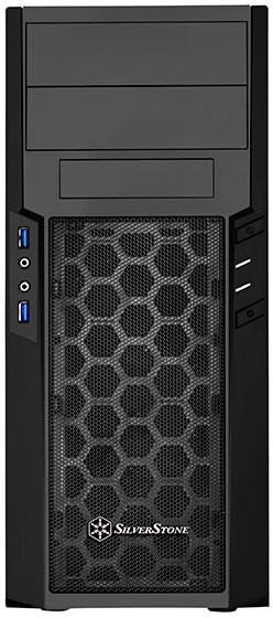 Kasë SilverStone Precision PS13, e zezë