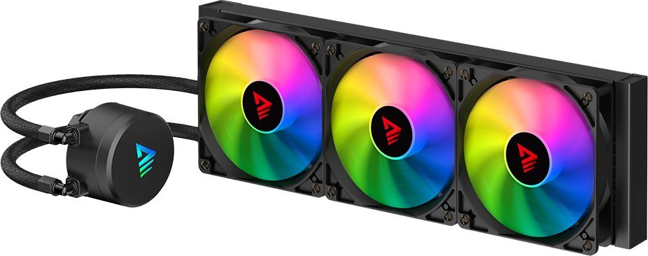 Ftohës ujor CPU Savio Velox, 360mm, ARGB, i zi