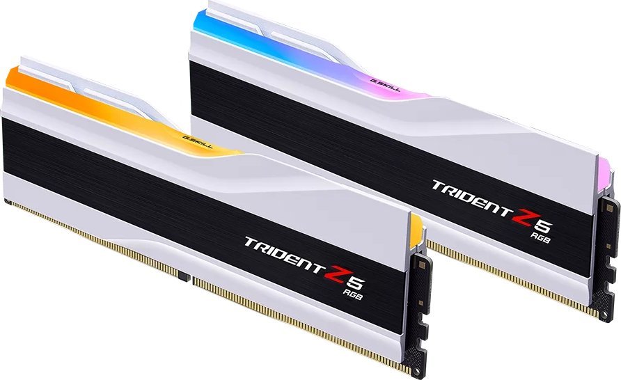 Memorie RAM G.Skill Trident Z5 RGB F5-6000J2836G16GX2-TZ5RW, 32GB DDR5, 6000MHz, e bardhë